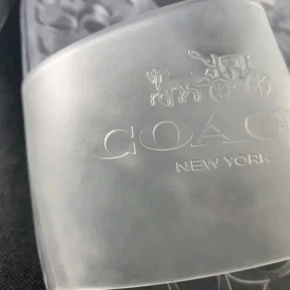 Coach Ulyssa Rubber Slide Clear Size 8 Coastal Nautical Vaca Casual Streetwear - Picture 3 of 15